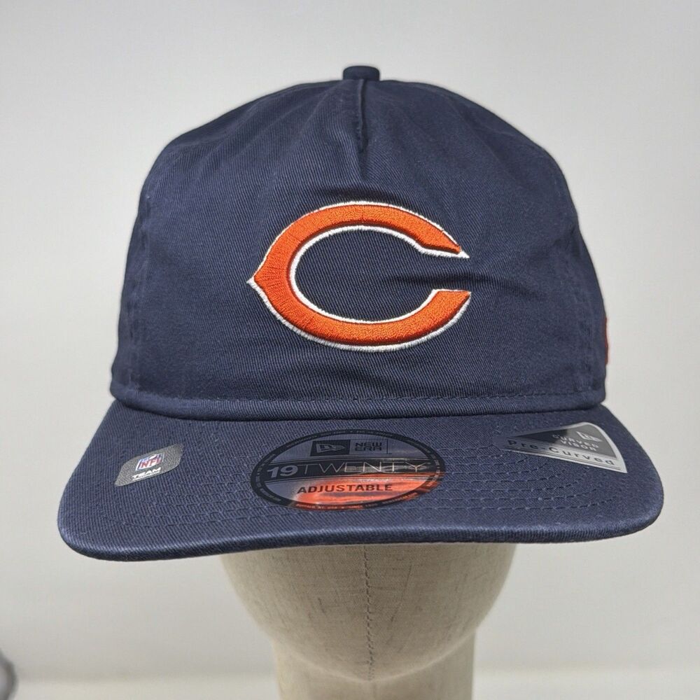 Chicago Bears New Era 19TWENTY Adjustable Hat Navy NFL Football Cap